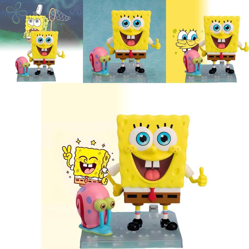 Adorable 14cm Spongebob Squarepants Pvc Action Figure Collectible Model