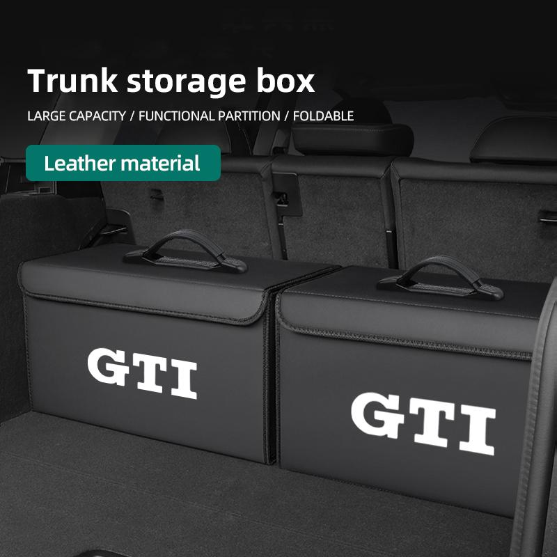 lijk1 Car Trunk Organizer Box Toolbox Auto Interior Storage Accessories For VW Golf Polo GTI Scirocco ID.3 Passat Tiguan CC Jetta GTE
