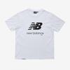 New Balance EssenTial Back Big Logo Футболка с коротким рукавом белая Nbned21033