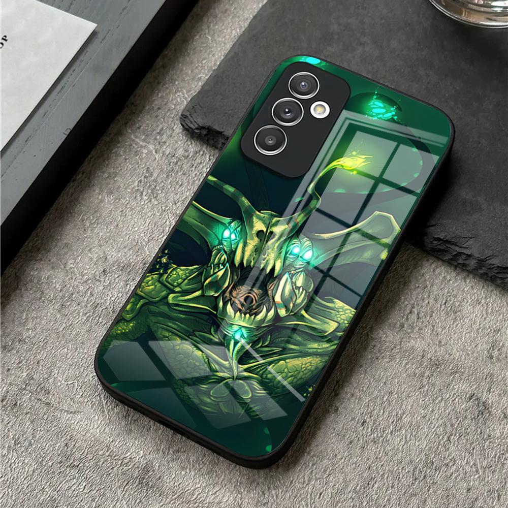 Чехол для телефона Subnautica для S25 Ultra Samsung S26 S23 S24 Plus S22 S20 S21 Fe A54 A34 A53 A16 Стеклянная крышка