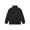 Fear of God Essentials SS20 Mock Neck Sweatshirt With Fleece Lining Unisex Tops Black FOG-SS20-269