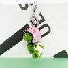 Плюшевая брелок-черепаха Yousheng с шлемом, металлическим кольцом, забавный, мягкий, пушистый, украшение для рюкзака, анти-потеря, милый животный брелок, аксессуары для сумки