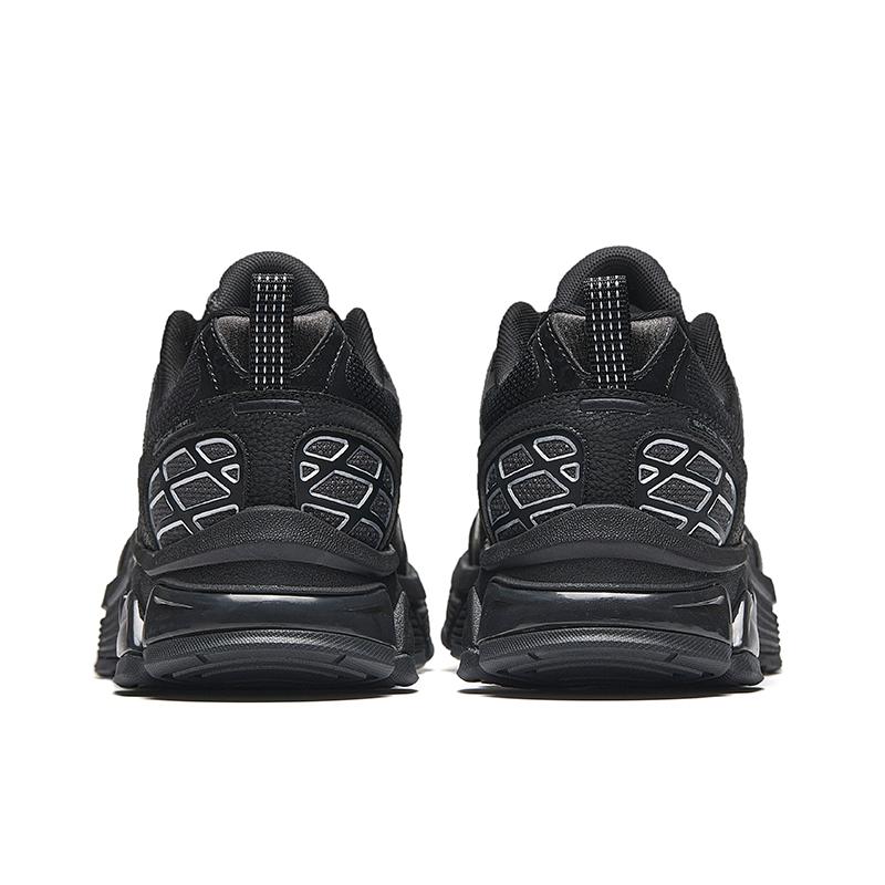 Anta Модные удобные амортизирующие нескользящие низкие повседневные туфли мужские кроссовки черные серые 112448895-1