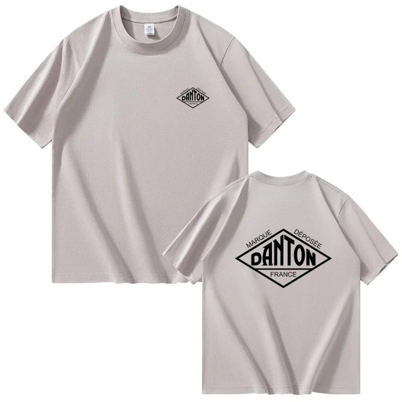 2026 Exported To Japan Orders Classic Embroidery Fashion Solid Simple Loose Short Sleeve Cotton Couple Tshirt UnisexWomen Top