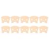 10PCS 44 Violin Bridge Replacement Heart Shape Maple Wood String Bridge for Baroque Style Violins