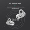 Newmine GE12 Bone Conduction True Wireless Clip-On Sports Earbuds