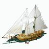 Classics Antique Ship Model Building Kits HARVEY  Wooden Sailboat DIY Hobby Boat