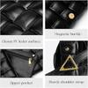 Woven Padded Cassette Crossbody Trend Shoulder Bag Clutch Bag Squ