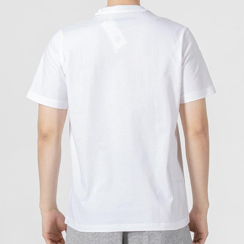adidas Neo Casual Дышащая футболка с логотипом Мужские топы Белые HD7069