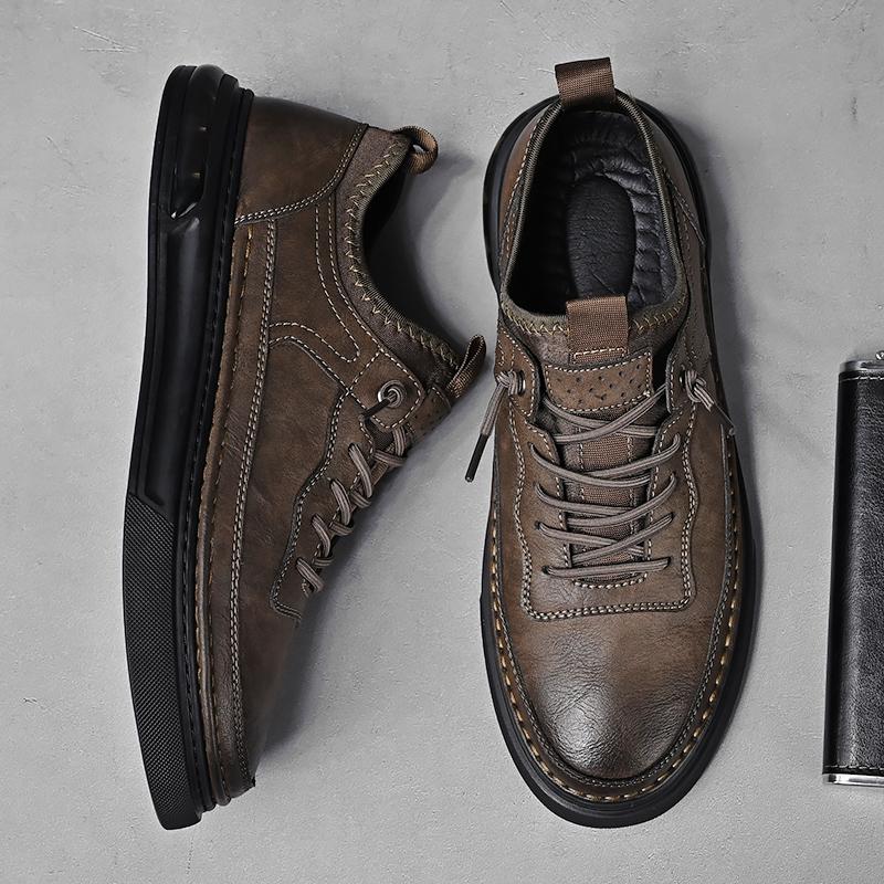 Модные новые повседневные туфли из кожи ручной работы для мужчин, дизайнерская обувь для активного отдыха, кроссовки для ходьбы, высококачественная спортивная обувь Zapatos Hombre