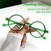 New Personalized Round Frame Women'S Reading Glasses Ultra Light Neutral High Quality Anti Blue Light Presbyopia Glasses