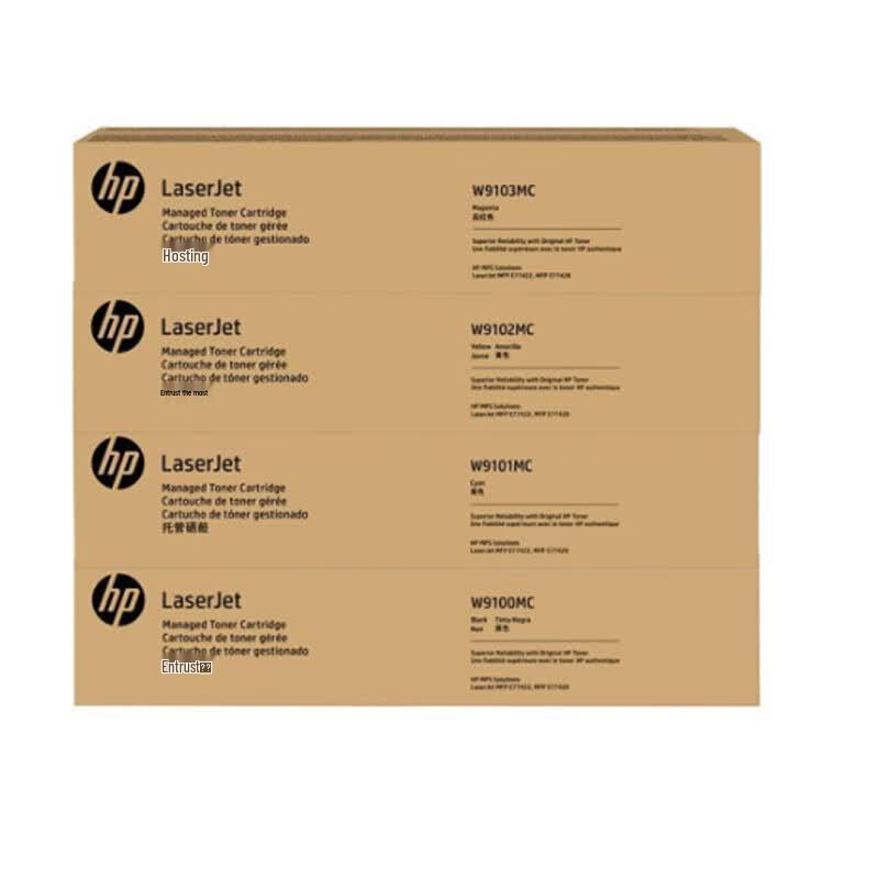 HP Original W9100MC-9103MC CMYK Toner Cartridge Set