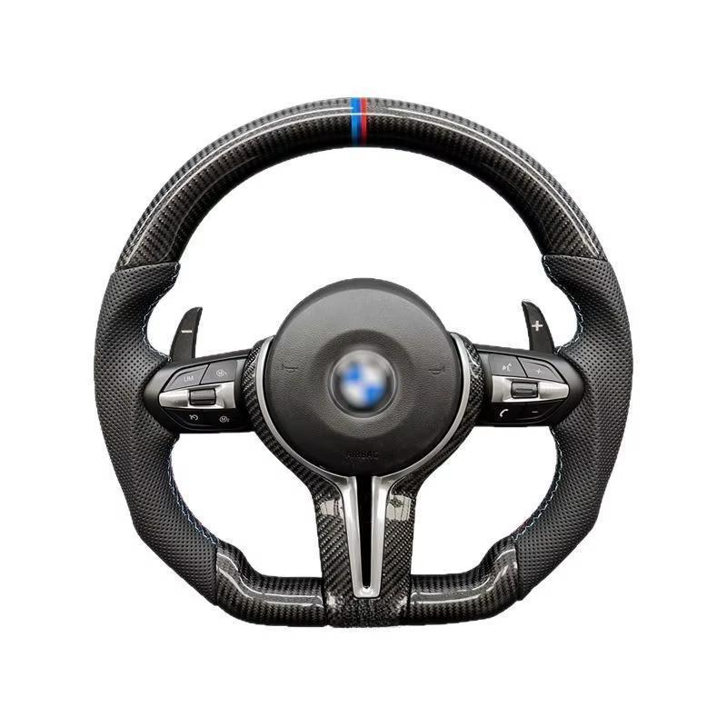 Upgraded high-quality carbon fiber steering wheel BMW F10 F07 F12 F13 F01 F20 M3 M5 F45 F30 E87 E90 E70 E84, EU warehouse, fast delivery