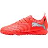 Future 9 Play Удобная посадка Поддержка Низкий верх Детские футбольные бутсы Детские футбольные бутсы Красный Серебристый 108929-01