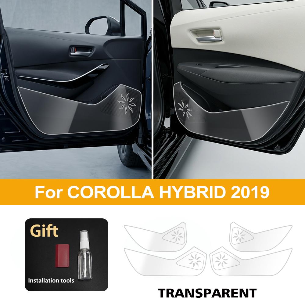 Для Toyota Corolla E210 2019 ТПУ Автомобильные Накладки на Дверь от Зацепов Внутренняя Боковая Кромка Пленка Защитная Накладка на Боковую Панель Передней и Задней Двери