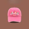 Korean Niche Flower Embroidered Baseball Hat Women's New Wide-brim Baseball Cap Showing Off Their Faces Soft Top Hat Trendy
