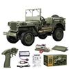 C8815 RC Car 2.4G 4wd Off-road RTR Crawler 1941 Mb Scaler Willys Jeep Climbing Scale Military Truck Vehicle Adult Kids Toy