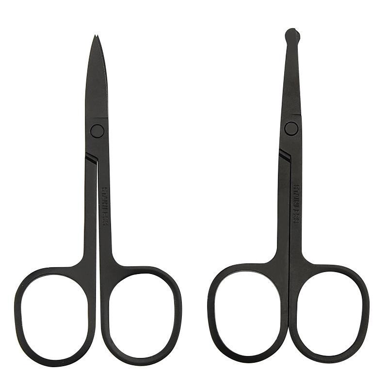1pcs Stainless Steel Mini Portable Curved Mustache Nose Ear Hair Remover Scissor Trimmer Small Scissors