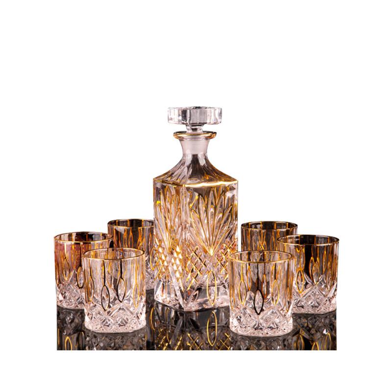 Набор хрустальной посуды для виски и вина Flavinmci