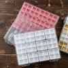 Plastic Nail Charms Case Detachable Grids Jewelry Organizing Box  Nail Rhinestone