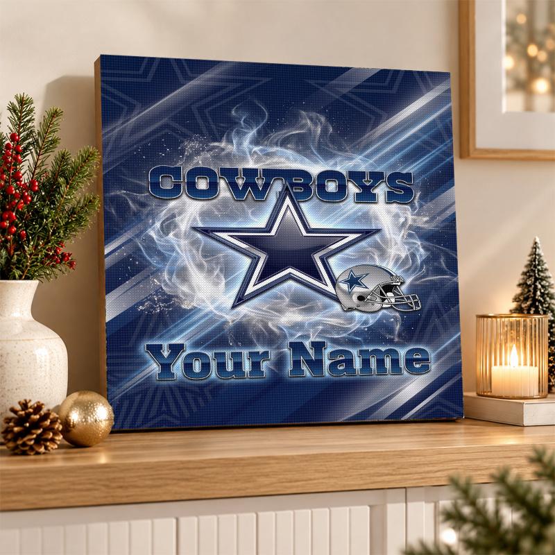 Dallas Cowboys Custom Name Text 5D Diamond Painting Kit DIY Full Drill Diamond Art Decoration