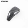 For Subaru Outback - 2024 2025 Carbon Fiber Gear Shift Knob Head Cover Trim Sticker Interior Accessories Car Styling