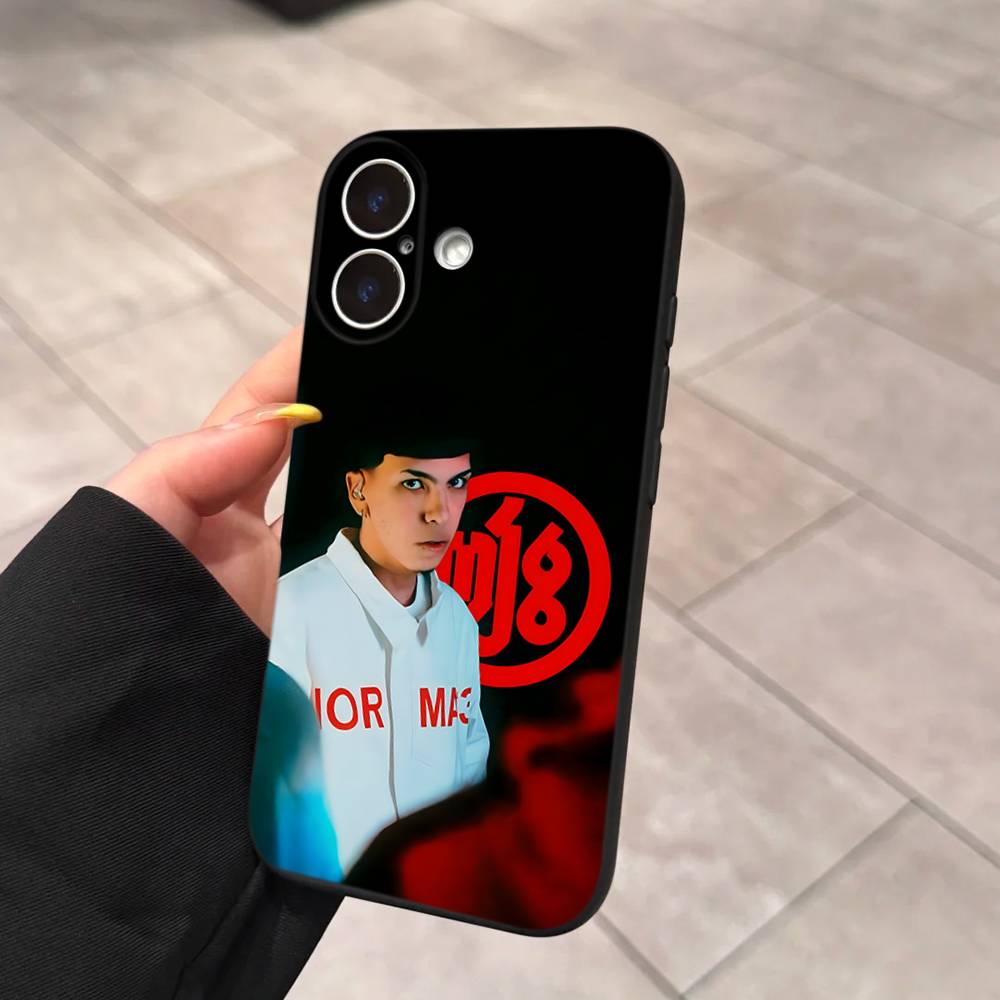 Чехол для телефона Singer M-Milo J для iPhone 17 Air 16 15 14 Plus 13 12 Mini 11 Pro Max Черный