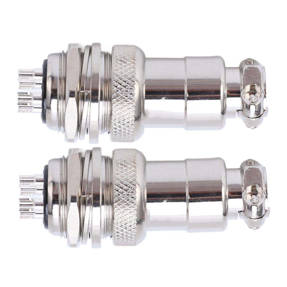 2 шт. 4-контактный авиационный разъем GX20, корпус из цинкового сплава, штекер, гнездо, круглый адаптер, аудио