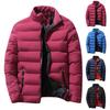 Men's Winter Thickened Lightweight Warm Sports Jacket Youth Stand-up Collar Casual Jacket