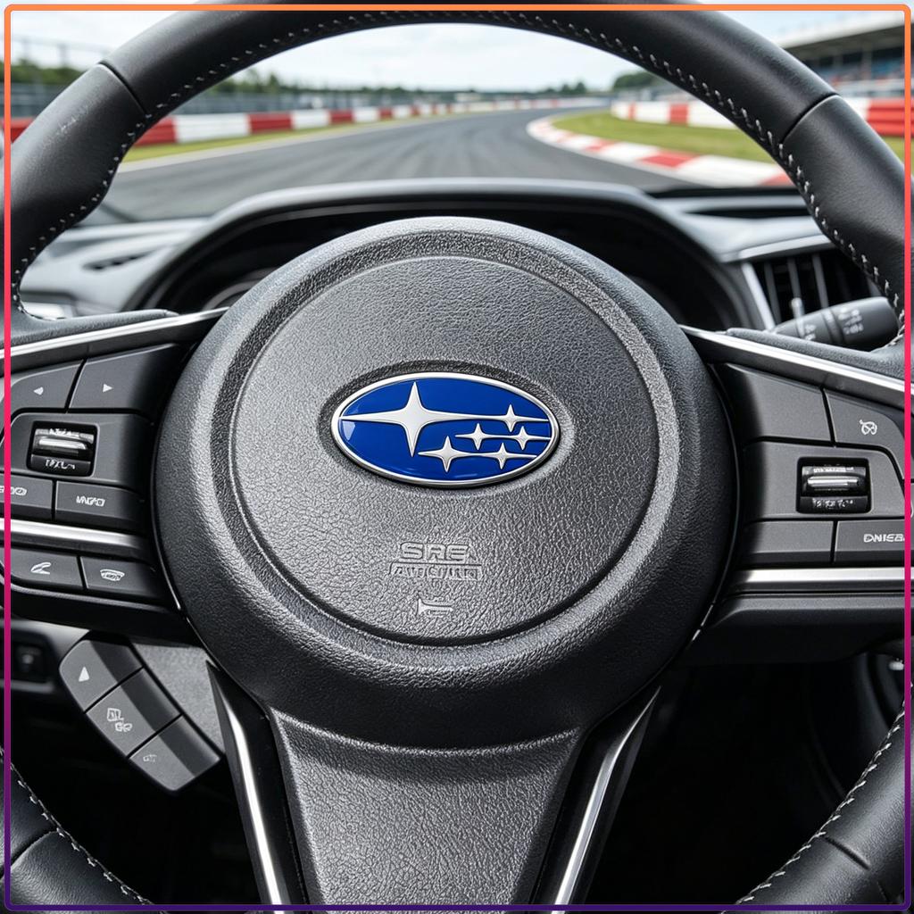 1 шт. ABS Наклейка-эмблема на центр руля автомобиля Для Subaru Outback Impreza Forester Levorg XV STI Ascent Legacy