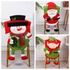 Cartoon Dinner Chair Seat Cover Seat Protector Wear for Chairs Christmas Chair Cover  Party Decor