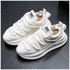Fashion 2024 New Fashion Solid Color Chunky Heel Men Sneakers Casual Leather Platform Flat Sports Shoes Designer Shoes for Men