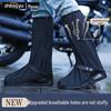 Unisex High-Top Waterproof Non-Slip Breathable Rain Shoe Covers - Durable, Wear-Resistant, and Portable for Adults