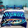 Oklahoma Sports Team 3pcs Bedding Set,Including 1pc Duvet Cover And 2pcs Pillowcases Perfect Gift for Christmas,Ideal for Bedroom, Dormitory