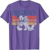 New Disney Mickey and Friends Mickey and Pluto Retro Line Fashion Casual T-Shirt S-4XL Four Seasons