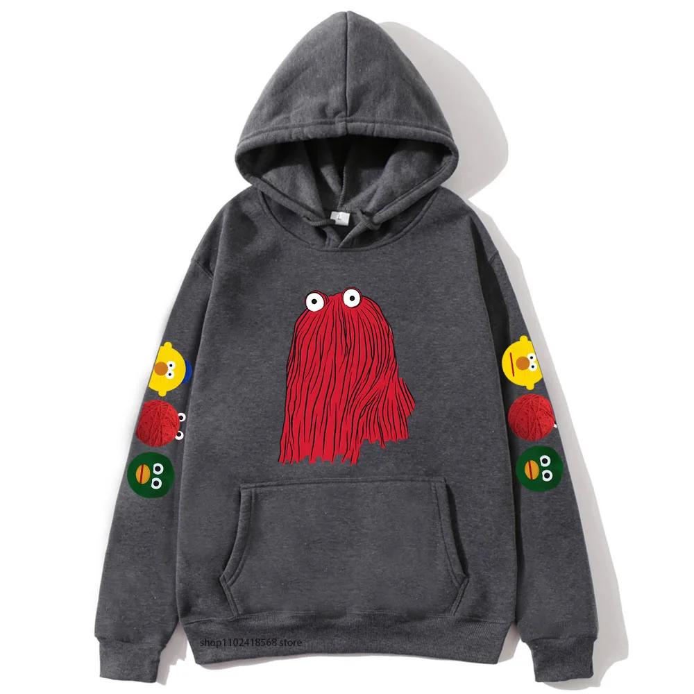 RED GUY толстовки с капюшоном мультфильм Dont Hug Me Im Scared толстовка для женщин зимняя уличная одежда Sudadera