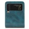 Кожаный чехол без отпечатков пальцев для Samsung Galaxy Z Flip4 5g Flip 4 Flip3 Flip 3, чехол-кошелек для Samsung Z Flip4