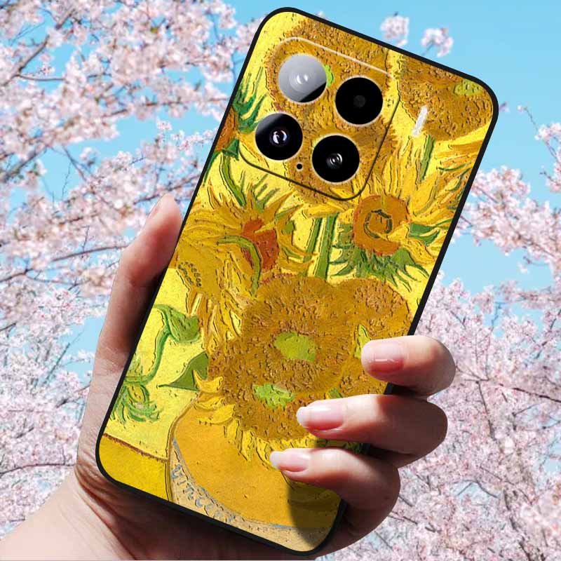 Для Xiaomi 15 Pro 5G 6.73" Чехлы 3D Рельефный Мягкий Силиконовый Чехол Ретро Тисненый для Xiaomi 15 5G Телефон Mi 15pro 15 3D Мягкий ТПУ Чехол