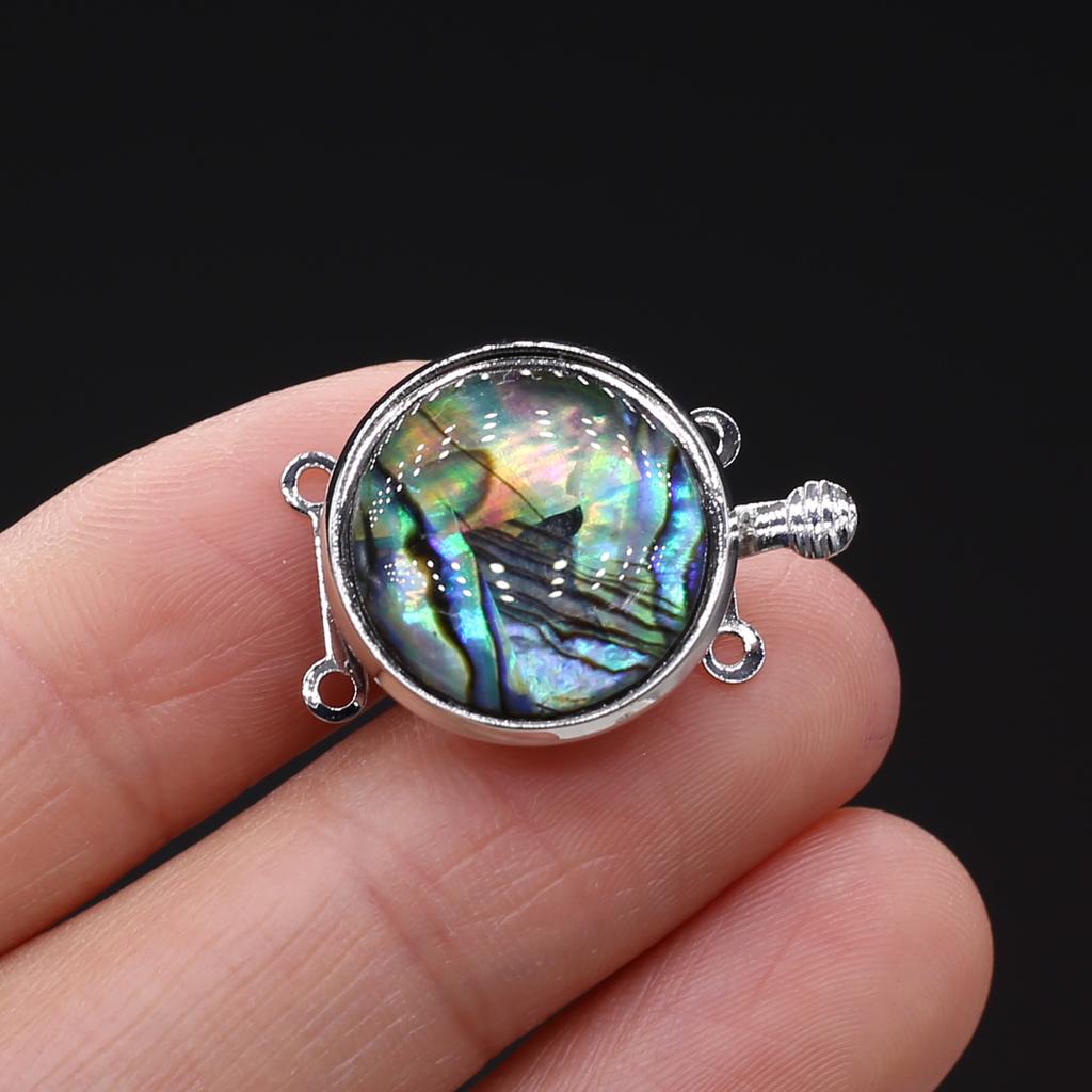 Ожерелье с подвеской в ​​виде ракушки из натурального морского ушка, ювелирные изделия с пряжкой, колье-колье круглой формы, модные элегантные идеи подарков, ювелирные изделия