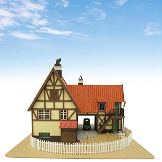Набор Sankei Miniatuart Studio Ghibli Series Delivery Service Guchoki Pan Store Scale Paper Craft Kiki's 1/150 MK07-02