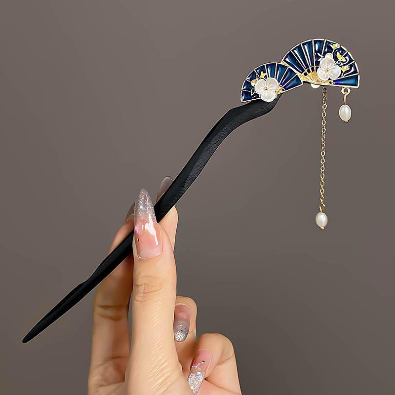 2024 Заколка-кисточка для волос Ханфу высокого класса: Аксессуар для волос в древнем стиле для женщин