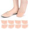 1 Pair Forefoot Pads Breathable Hole Design Ergonomic Curved Fit Soft Elastic Ballet Shoe Protectors Toe Cushion Pads