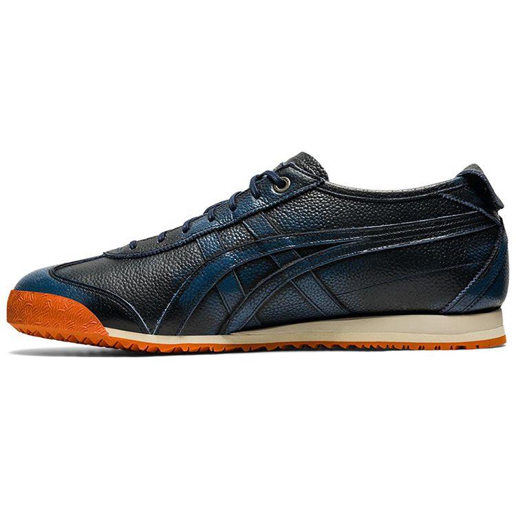 ONITSUKA TIGER Mexico 66 Sd Non-Slip Durable Lightweight Low-Top Sports Casual Shoes Unisex Sneakers Blue Brown 1183A837-400