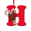 New Creative English Letter Hanging Acrylic Flat Christmas Tree Home Party Decoration Gift