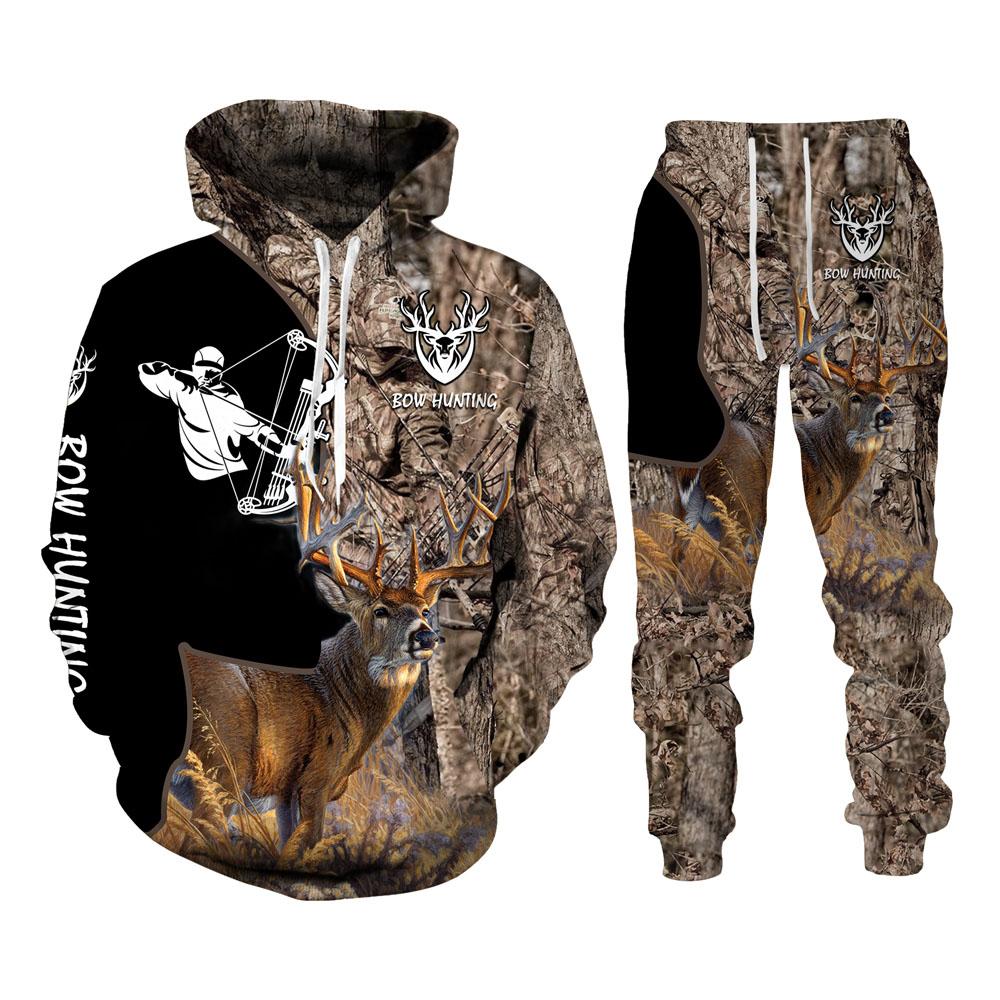 Осенние и зимние камуфляжные 3D спортивные костюмы с животными и листьями, мужские уличные костюмы на молнии для рыбалки, кемпинга, охоты, уличный костюм унисекс