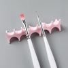 UV Gel Brush Display Showing Shelf Makeup Organizer Makeup Painting Pen Rest Brush Rack Shelf