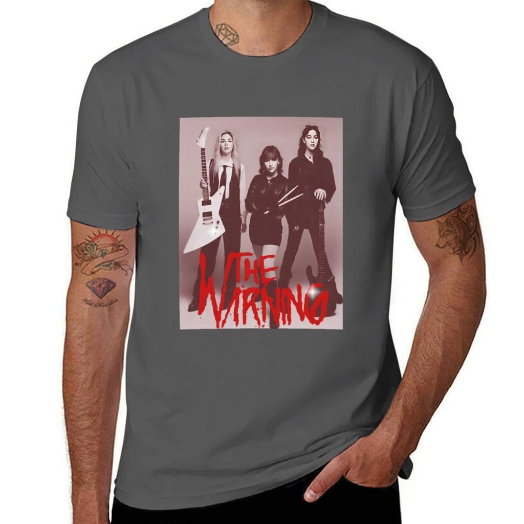The Warning Band Tshirt Utility Work Short Sleeve Top
