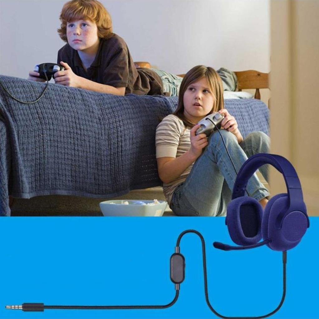 Прочный 3,5-мм кабель для наушников с функцией отключения микрофона для наушников G433/G233 Наслаждайтесь чистым звуком и легким управлением Провод