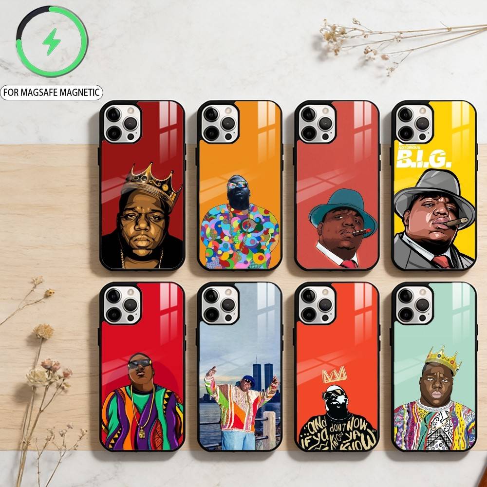 B-Biggie Smalls B-BIG Art Phone Case For iPhone17,16,15,14,13,12,11 Plus,Pro Max Magnetic For Magsafe Wireless Charging