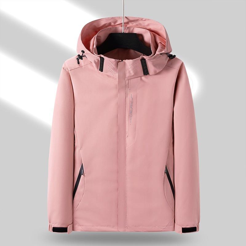 Jacket Men's and Women's Same Coat Couple Outdoor Mountaineering Suit Single-layer Jacket Waterproof Jacket Group Suit
